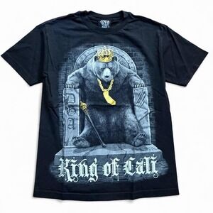 DGA King Of Cali Bear T-Shirt Men's Size Medium Skate Retro Streetwear
